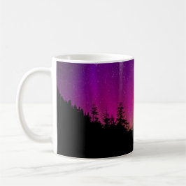 Northern Lights Aurora Borealis Starry Night Sky Kaffeetasse