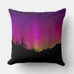 Northern Lights Aurora Borealis Starry Night Sky Kissen