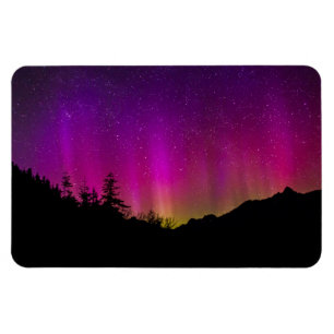 Northern Lights Aurora Borealis Starry Night Sky Magnet