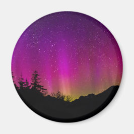 Northern Lights Aurora Borealis Starry Night Sky Magnet