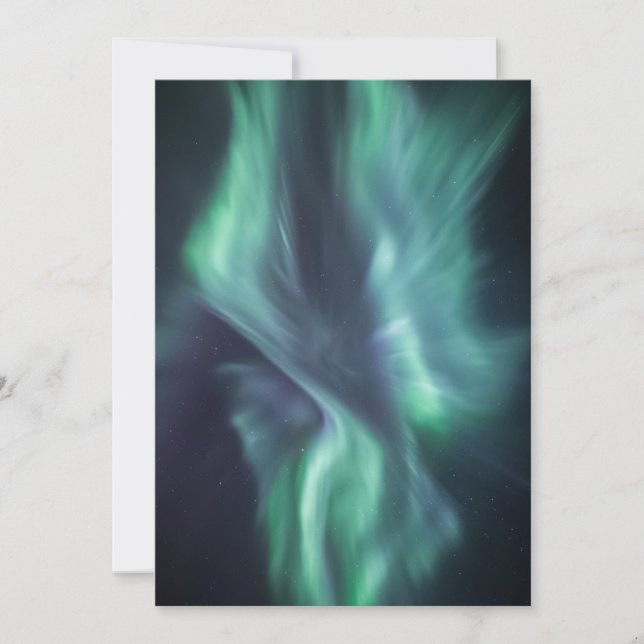 Northern Lights Card Save The Date (Vorderseite)