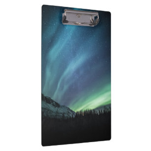 Northern Lights Foto Klemmbrett