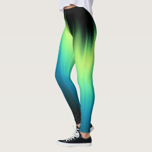 Northern Lights Leggings Aurora Sky Leggings