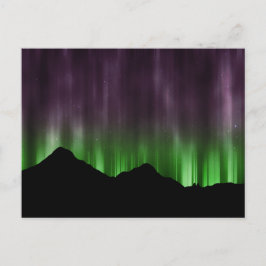 Northern Lights-Linien Postkarte