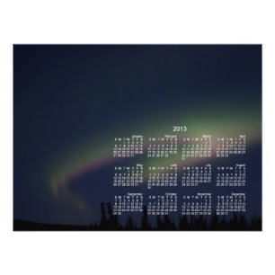 Northern Lights Loop; Kalender 2013 Fotodruck