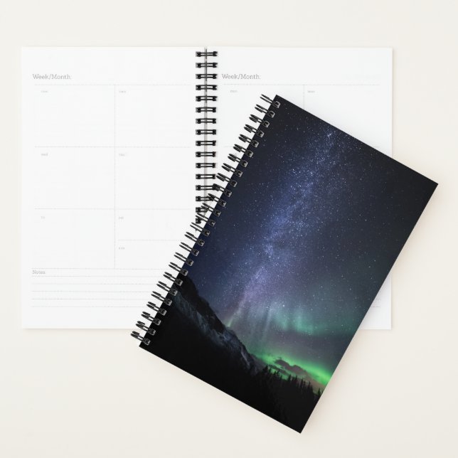 Northern Lights Milky Way Galaxy Planer (Anzeige)