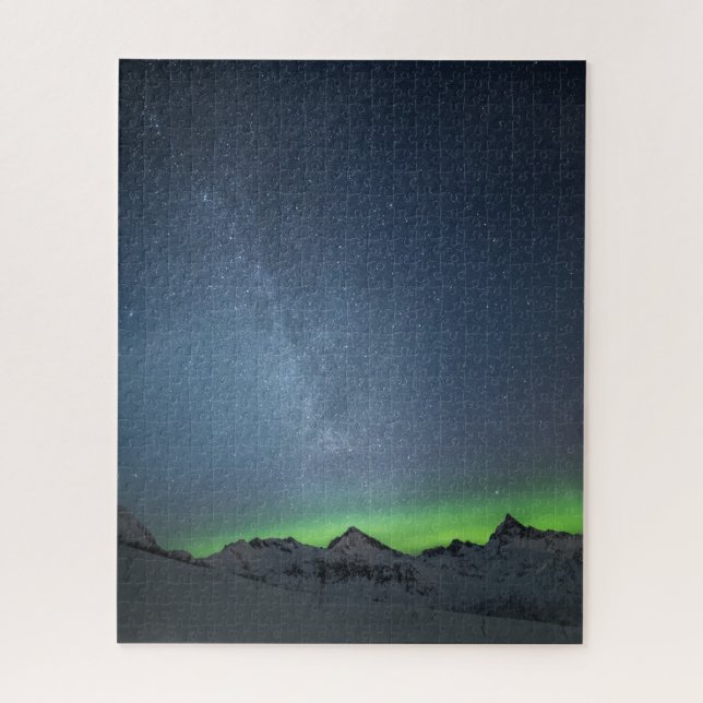 Northern Lights Milky Way Galaxy Puzzle (Vertikal)