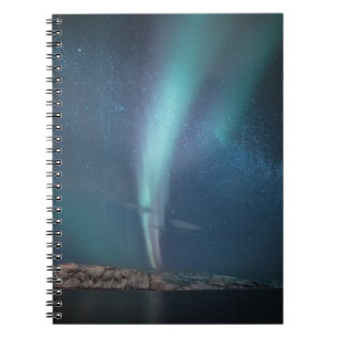 Northern Lights Milky Way Notizblock