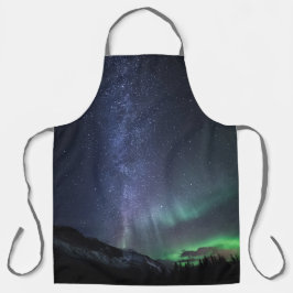 Northern Lights Milky Way Schürze