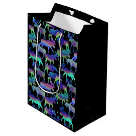 Northern Lights Moose Mittlere Geschenktüte