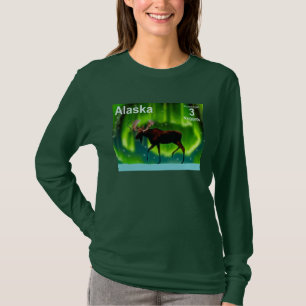 Northern Lights Moose T-Shirt