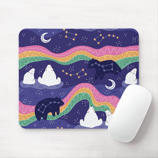 Northern Lights Mousepad (Mit Mouse)