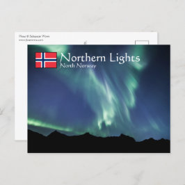 Northern Lights North Norwegen Postcard Postkarte
