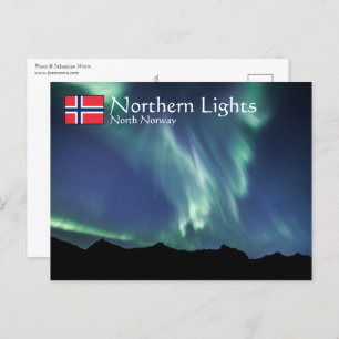 Northern Lights North Norwegen Postcard Postkarte