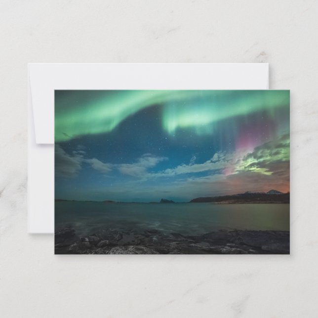 Northern Lights Norwegen Card (Vorderseite)