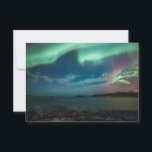 Northern Lights Norwegen Card<br><div class="desc">Astro-Foto der Nordlichter (Aurora borealis) aus Sommaroy,  einer Insel an der Nordküste Norwegens,  Skandinavien. Foto © Sebastian Worm</div>