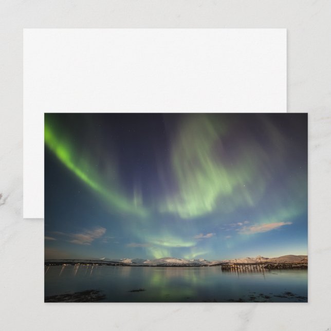 Northern Lights Norwegen Card (Vorne/Hinten)