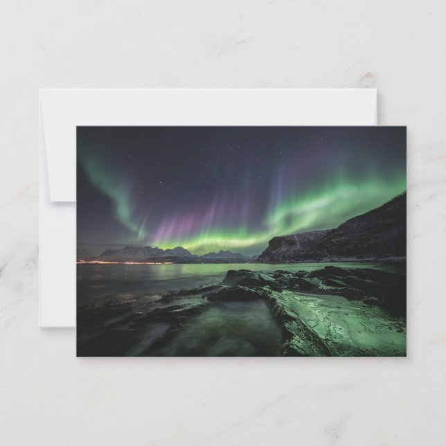 Northern Lights Norwegen Cards (Vorderseite)