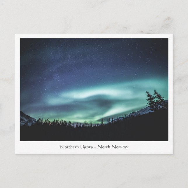 Northern Lights Norwegen Postcard Postkarte (Vorderseite)
