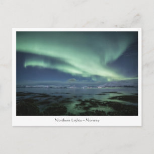 Northern Lights Norwegen Postcard Postkarte