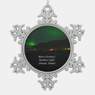 Northern Lights of Island Ornament