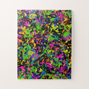 Northern Lights Paint Spritzer Puzzle