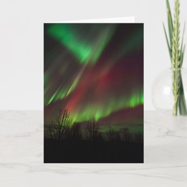 Northern Lights | Scandinavia, Iceland Karte (Vorderseite)