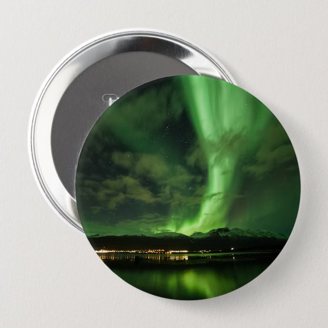 Northern Lights Skibotn Button (Vorne & Hinten)