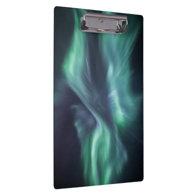 Northern Lights Sky Norwegen Clipboard Klemmbrett (Rechts)