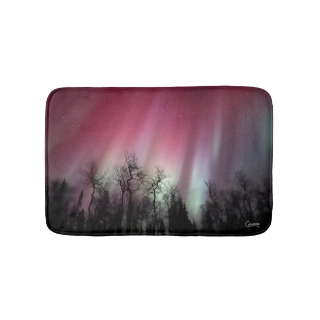 Northern Lights - Small Bath Mat Badematte (Vorderseite)