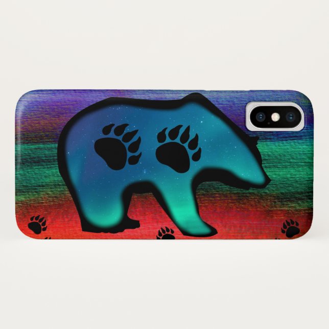 Northern Lights Spirit Bear Case-Mate iPhone Hülle (Rückseite (Horizontal))