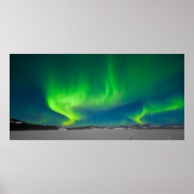 Northern Lights Wirbel Poster (Vorne)