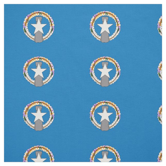 NORTHERN- MARIANA ISLANDSflagge Stoff (Muster)