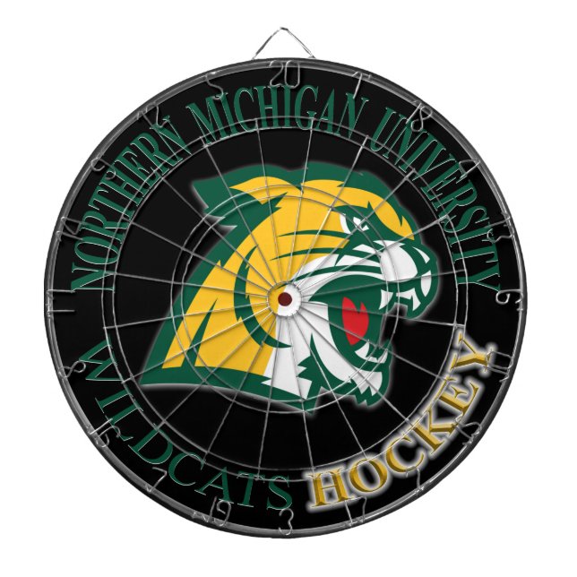 Northern Michigan University Hockey Dartboard Dartscheibe (vorne)