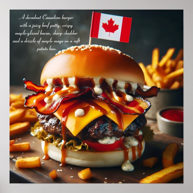 Northern Nibbler: Maple Bacon Bliss Poster (Vorne)