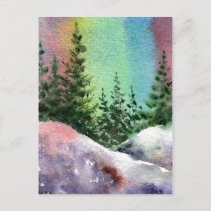 "Northern Nights" - Landstraßen Postkarte
