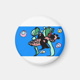 Northern Pike art Magnet