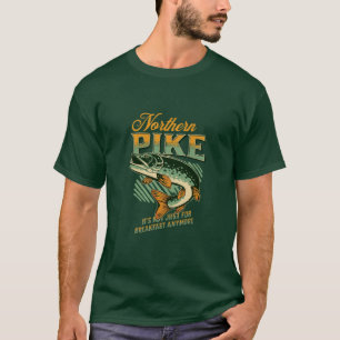 Northern Pike Fishermans bester farbenfroh T-Shirt