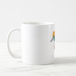 Northern Shoveler Ente mit hartem Hut Kaffeetasse