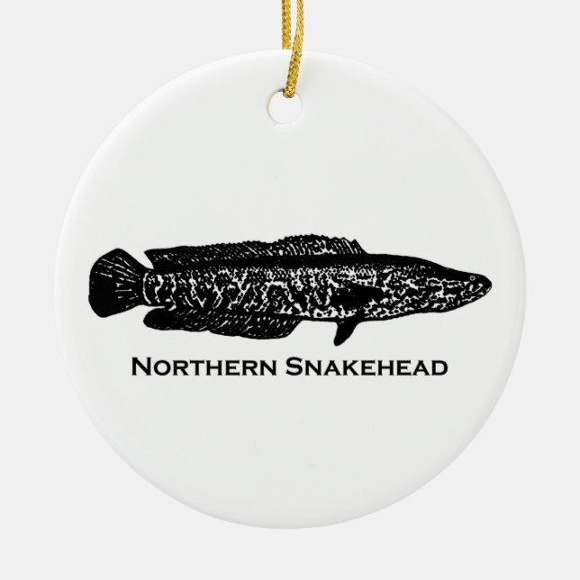 Northern Snakehead Keramik Ornament (Vorne)