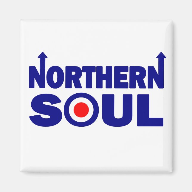 Northern Soul Roller Mod Magnet (Vorne)