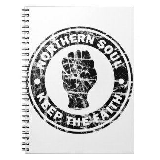 Northern Soul Scratched Vintag Notizblock