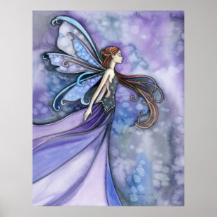 Northern Wind Fairy Poster Print von Molly Harriso