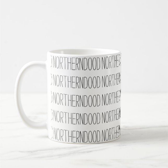 Northerndood Text-Tasse Kaffeetasse (Links)
