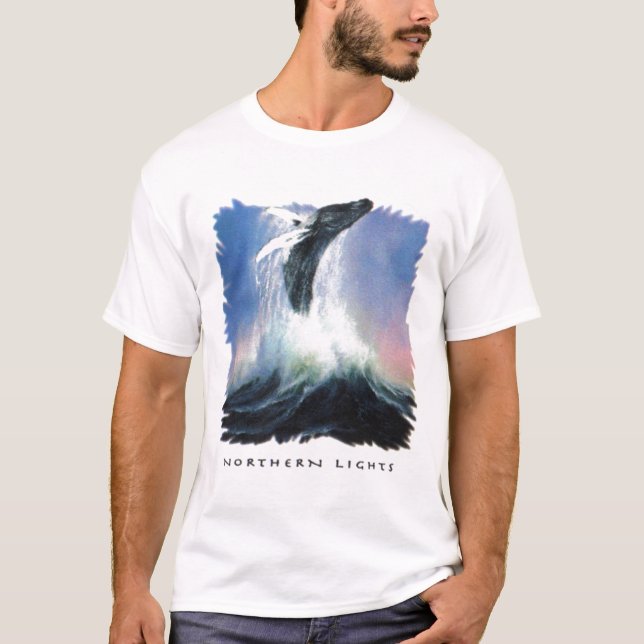 Northernlightswhale T-Shirt (Vorderseite)