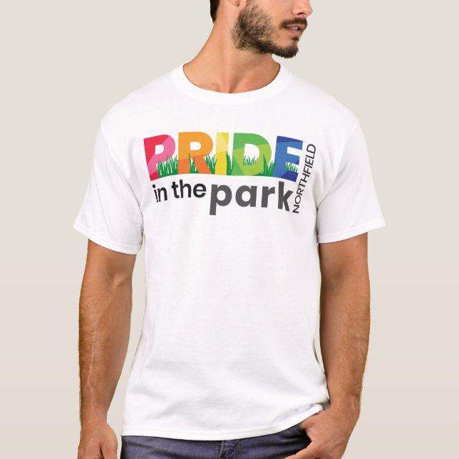 Northfield Pride in the Park Logo T - Shirt (Vorderseite)