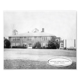 Northport Elementary um 1956 Fotodruck