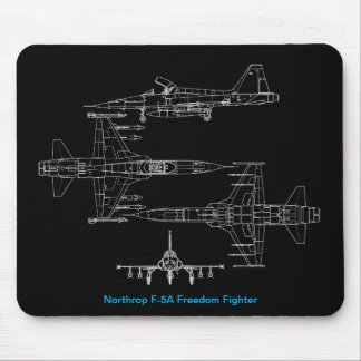 Northrop F5A Freedom Fighter Mouse Pad Mousepad