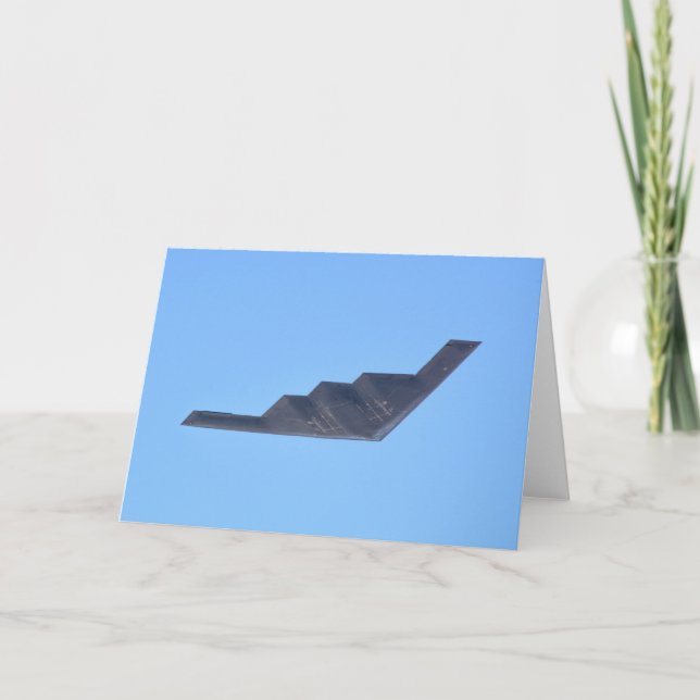 Northrop Grumman B-2 Spirit Dankeskarte (Vorderseite)