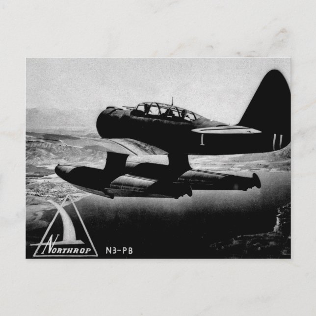 Northrop N3-PB Patrol Bomber - Vintag Postkarte (Vorderseite)